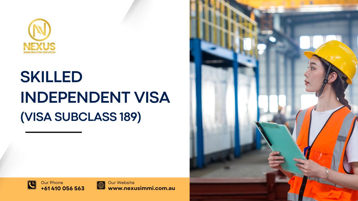 Skilled Independent Visa (Subclass 189)